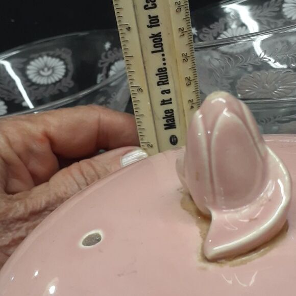 7 pc.bundle Vtg. 4 pc.daisy bowls marked Todd, butter dish/cover/Spreader - Picture 9 of 11